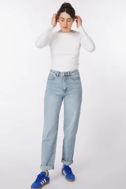 Outlet Vila Jeans Kelly Jaf Highwaist Straight Pure White