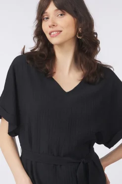 Fashion Vila Jurk Clo Black Beauty