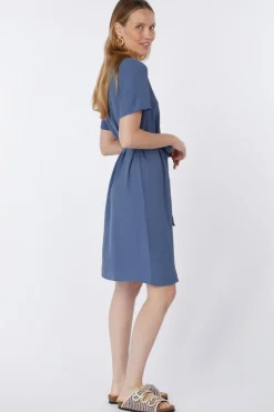 Online Vila Jurk Josa Vintage Indigo