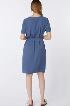 Online Vila Jurk Josa Vintage Indigo