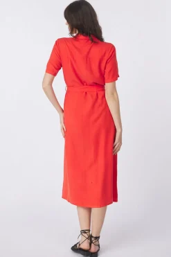 Best Vila Jurk Listi Aurora Red