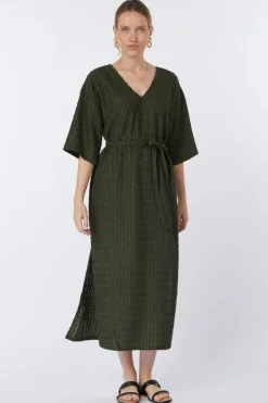 Outlet Vila Jurk Romila Midi Deep Depths