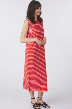 Outlet Vila Jurk Veriana Aurora Red