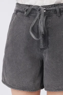 Discount Vila Short Kiki Belt Denim Snow White