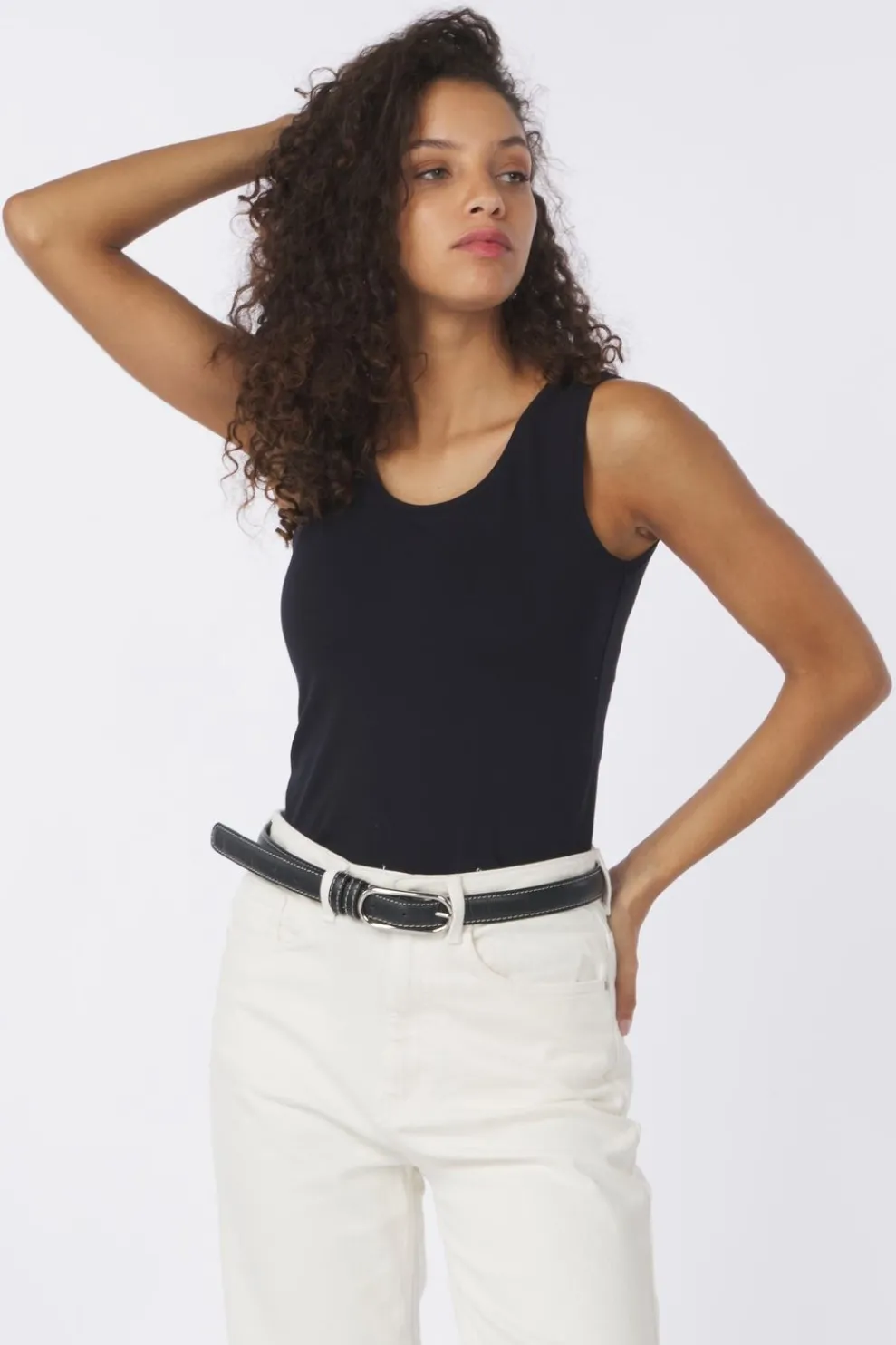 Online Vila Top Nora Tank Cloud Dancer