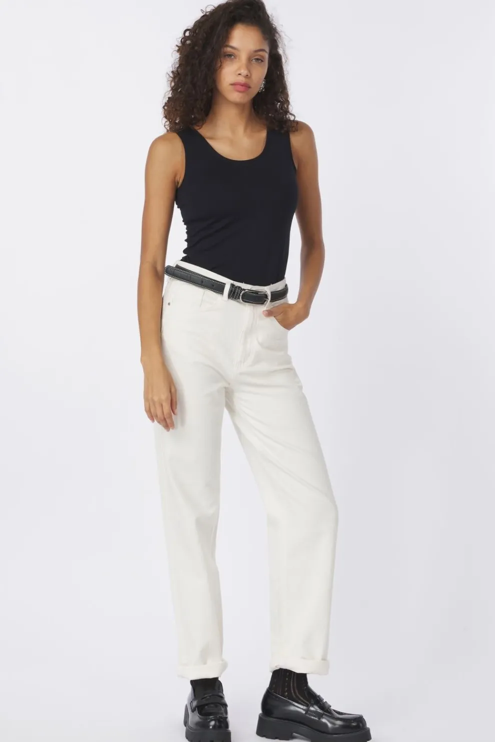 Online Vila Top Nora Tank Cloud Dancer