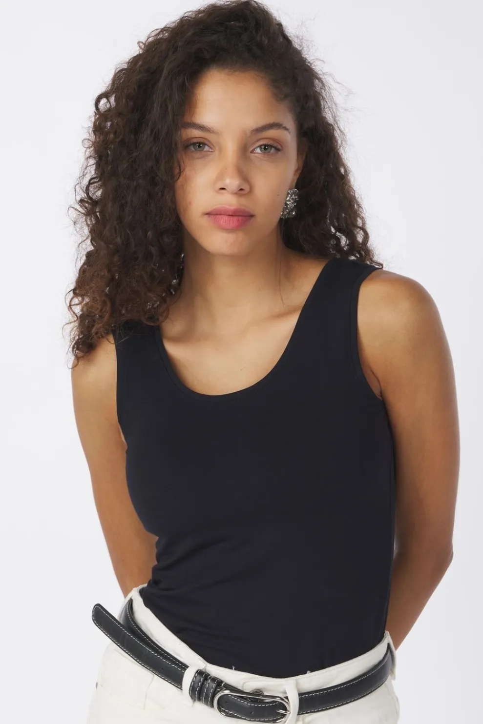 Online Vila Top Nora Tank Cloud Dancer