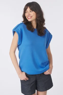 Hot Vila T-Shirt Siffi Capeeve Navy Blazer