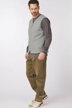 Discount Welter Shelter Bodywarmer G-Lait Bonded Fleece Grey Blue