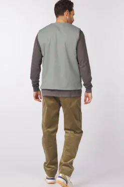 Discount Welter Shelter Bodywarmer G-Lait Bonded Fleece Grey Blue