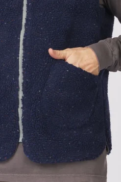 Discount Welter Shelter Bodywarmer G-Lait Bonded Fleece Grey Blue