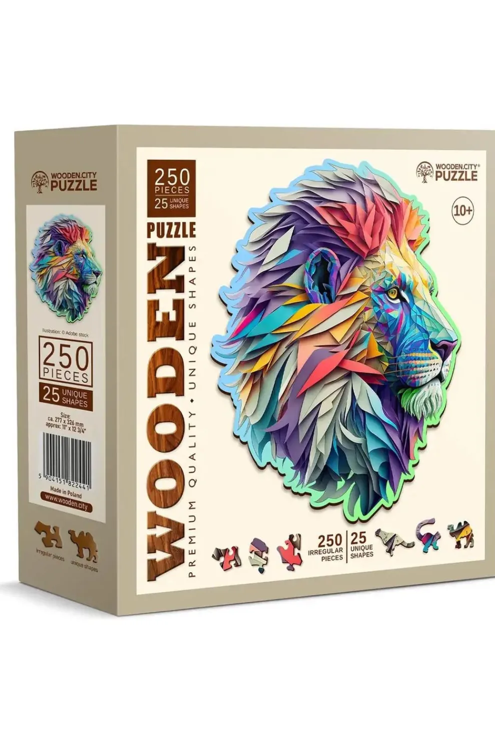 Speelgoed Puzzle Modern Lion 250/25-WOODEN CITY Fashion