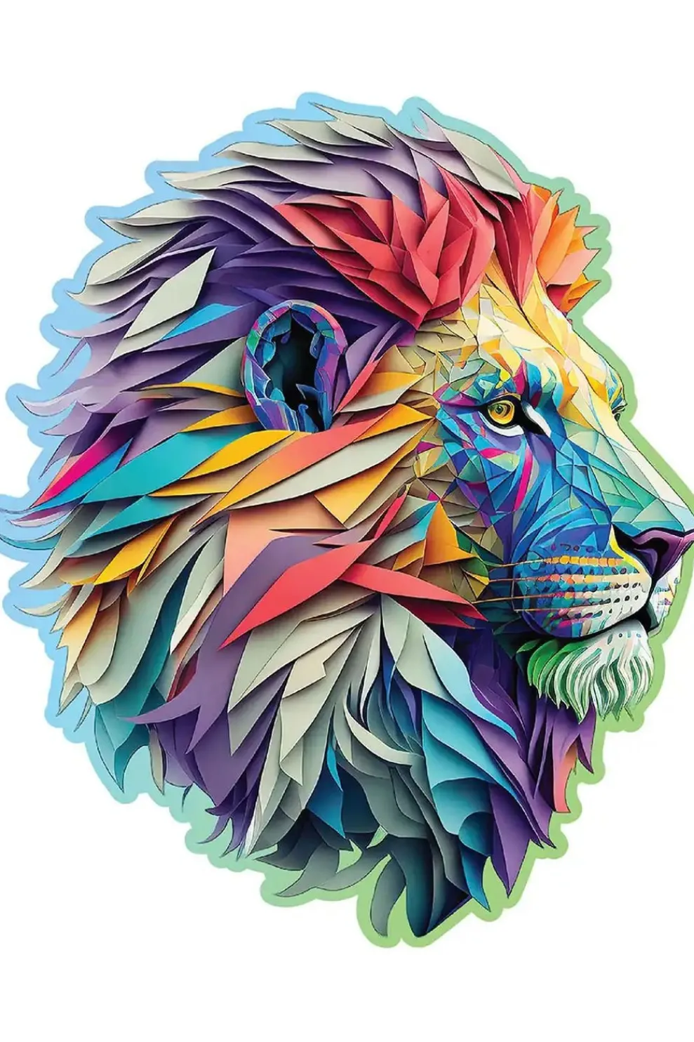 Speelgoed Puzzle Modern Lion 250/25-WOODEN CITY Fashion