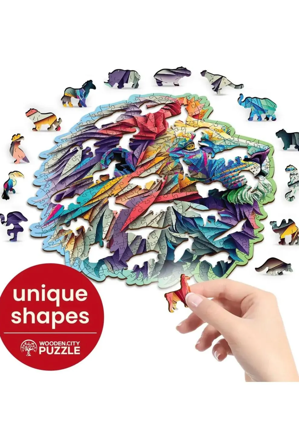 Speelgoed Puzzle Modern Lion 250/25-WOODEN CITY Fashion