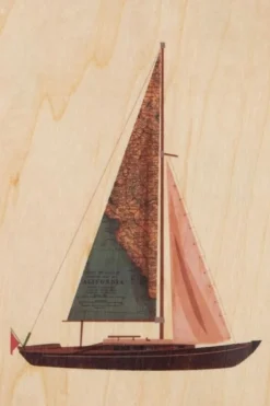 Gadget Postcard Boat-Woodhi New