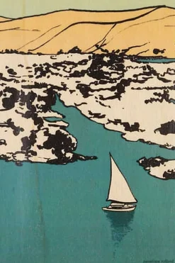 Clearance Woodhi Gadget Postcard Sailing Light Brown/Assorted / Mixed