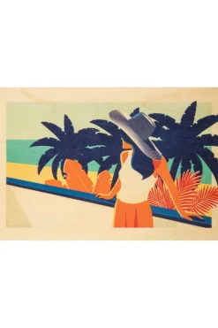 Wenskaart Postcard Riviera Palmiers-Woodhi Clearance