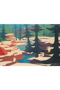 Wenskaart Postcard Forest-Woodhi Best