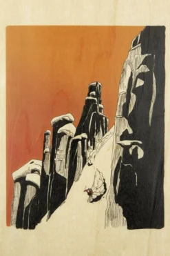 Sale Woodhi Wenskaart Postcard Couloir Light Brown/Assorted / Mixed