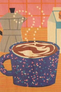 Outlet Woodhi Wenskaart Postcard Cappuccino None