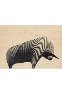 Clearance Woodhi Wenskaart Postcard Bull Light Brown/Assorted / Mixed