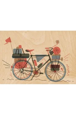 Clearance Woodhi Wenskaart Postcard Super Bike Light Brown/Assorted / Mixed
