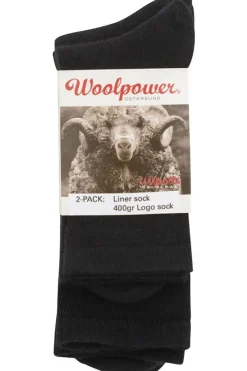 Sokken 2-Pack Sock Liner And Logo 400-Woolpower Hot