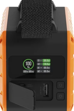 Discount Xtorm 100W Rugged Flashlight Powerbank 40.000 Torch dark grey/orange