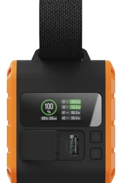 Discount Xtorm 100W Rugged Flashlight Powerbank 40.000 Torch dark grey/orange