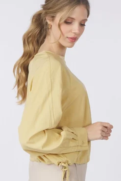 Blouse Raglan With Drawcord-Yaya Discount