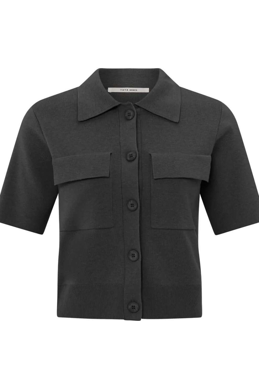 Clearance Yaya Cardigan Sleeve Cardigan With Chest Pockets Humus Beige Dessin