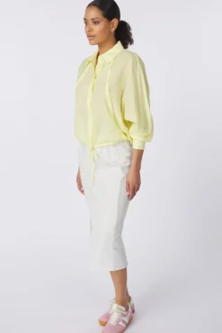 Hemd Batwing Blouse With Edges-Yaya Discount