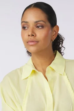 Hemd Batwing Blouse With Edges-Yaya Discount