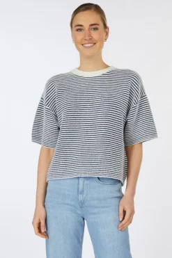 Trui Fluffy Stripe-Yaya Discount