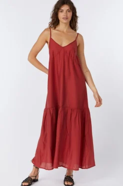 Outlet Yerse Jurk Mescal Dark Red