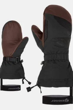 Hot Ziener Wanten Gaikus As Aw Mitten Black.Dark Brown